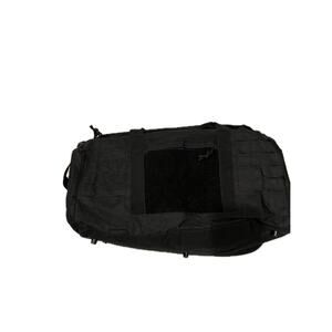XL Tactical Canvas Black Duffel 22"x12"x10"